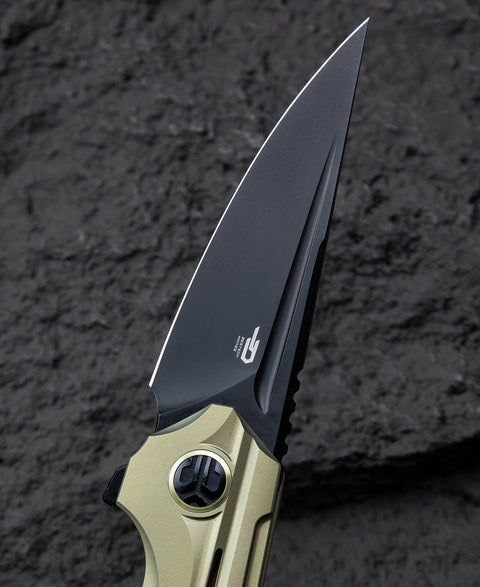 BESTECH VIGIL BT2201E Titanium Handle: 3.27" M390 Blade