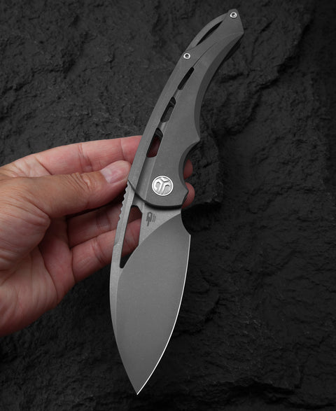 BESTECH FAIRCHILD BT2202B Titanium Handle: 3.97" S35VN Blade