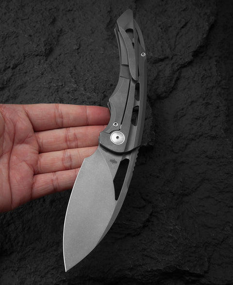BESTECH FAIRCHILD BT2202B Titanium Handle: 3.97" S35VN Blade