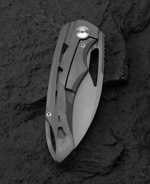 BESTECH FAIRCHILD BT2202B Titanium Handle: 3.97" S35VN Blade