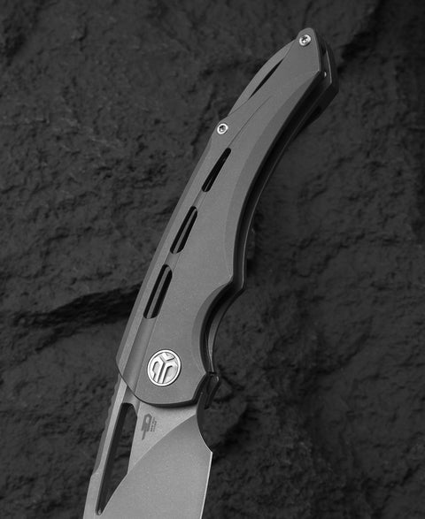 BESTECH FAIRCHILD BT2202B Titanium Handle: 3.97" S35VN Blade
