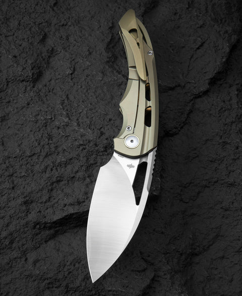 BESTECH FAIRCHILD BT2202D Titanium Handle: 3.97" S35VN Blade