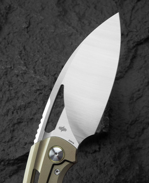 BESTECH FAIRCHILD BT2202D Titanium Handle: 3.97" S35VN Blade