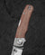 BESTECH TONIC BT2204B Titanium+Natural Canvas Micarta Inlays Handle: 2.89" M390 Blade