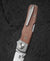 BESTECH TONIC BT2204B Titanium+Natural Canvas Micarta Inlays Handle: 2.89" M390 Blade