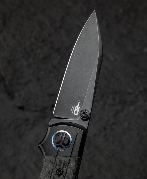 BESTECH TONIC BT2204E Titanium+Carbon fiber inlay Handle: 2.89" M390 Blade