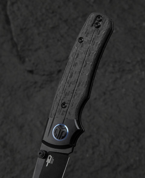 BESTECH TONIC BT2204E Titanium+Carbon fiber inlay Handle: 2.89" M390 Blade
