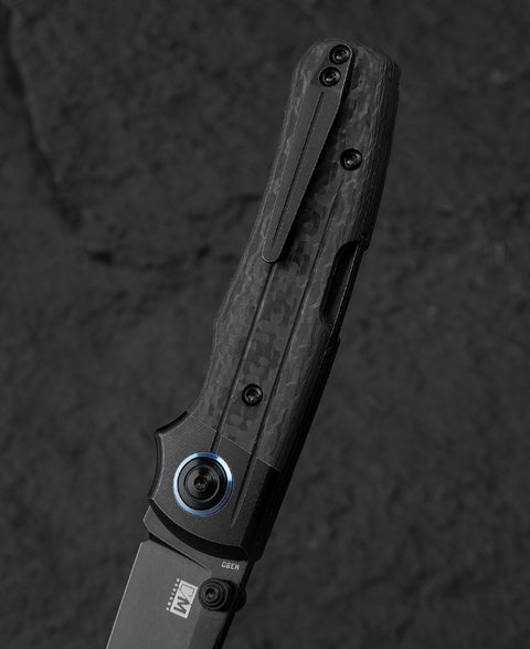 BESTECH TONIC BT2204E Titanium+Carbon fiber inlay Handle: 2.89" M390 Blade