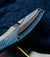 BESTECH LOCKNESS BT2205D Black Blue G10+Titanium Handle: 3.91" M390 Blade