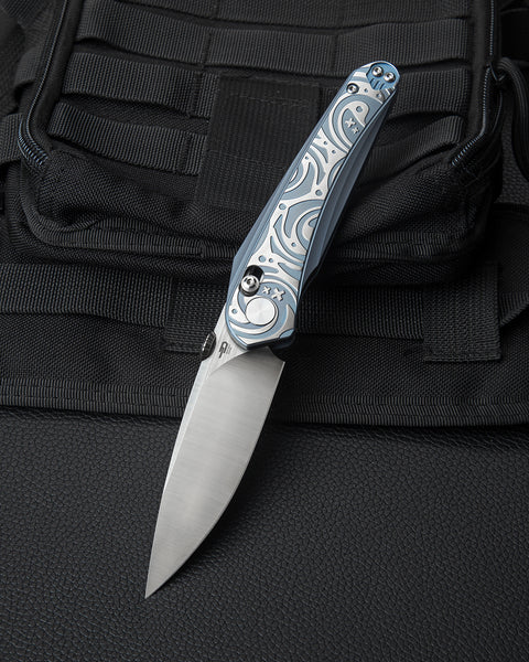 BESTECH MOTHUS BT2206A Titanium Handle: 3.47" M390 Blade