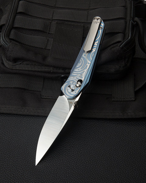 BESTECH MOTHUS BT2206A Titanium Handle: 3.47" M390 Blade
