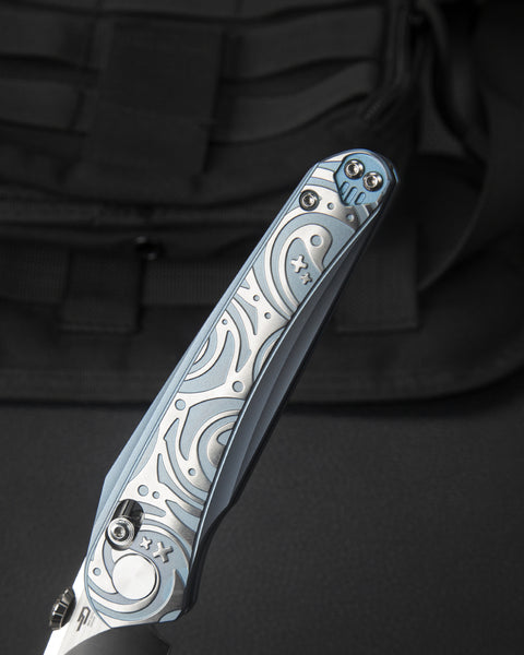 BESTECH MOTHUS BT2206A Titanium Handle: 3.47" M390 Blade