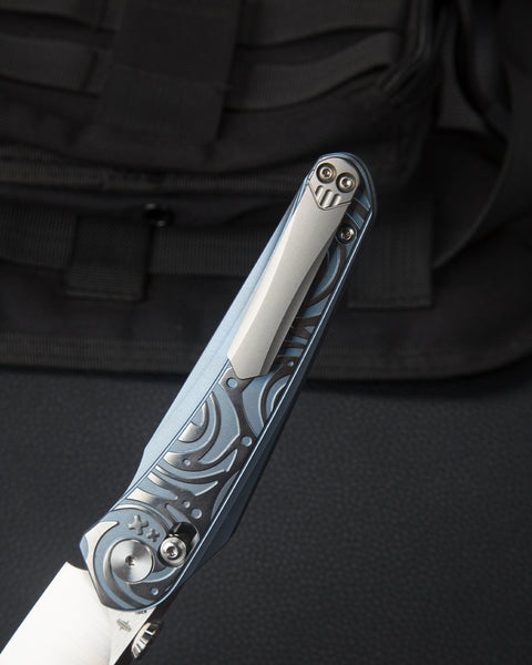 BESTECH MOTHUS BT2206A Titanium Handle: 3.47" M390 Blade