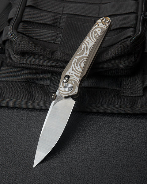 BESTECH MOTHUS BT2206B Titanium Handle: 3.47" M390 Blade