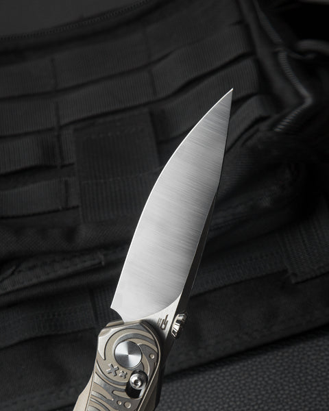 BESTECH MOTHUS BT2206B Titanium Handle: 3.47" M390 Blade