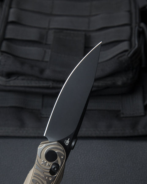 BESTECH MOTHUS BT2206C Titanium Handle: 3.47" M390 Blade