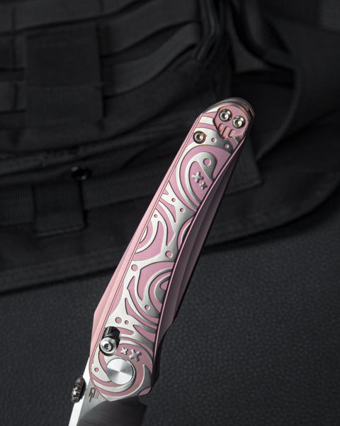BESTECH MOTHUS BT2206D Titanium Handle: 3.47" M390 Blade
