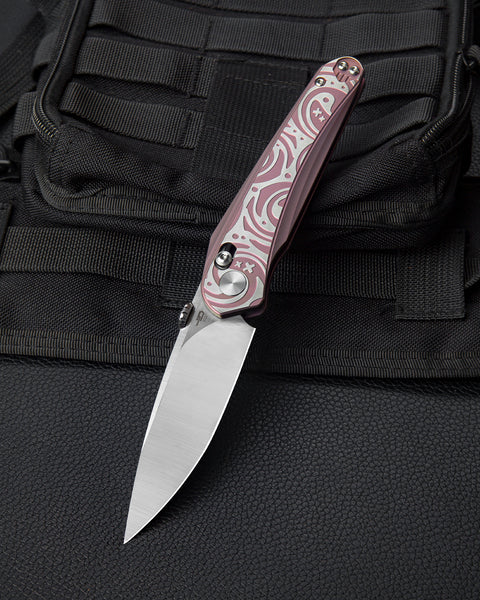 BESTECH MOTHUS BT2206D Titanium Handle: 3.47" M390 Blade