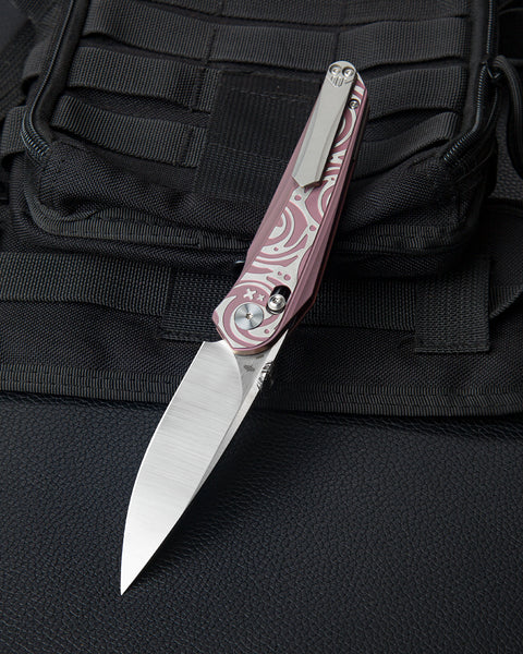 BESTECH MOTHUS BT2206D Titanium Handle: 3.47" M390 Blade