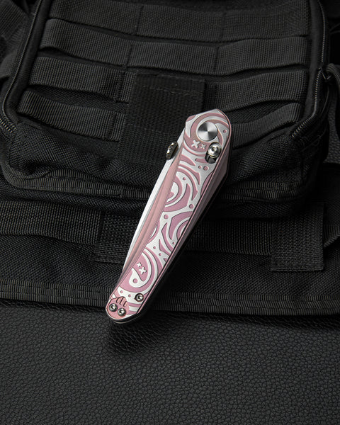 BESTECH MOTHUS BT2206D Titanium Handle: 3.47" M390 Blade
