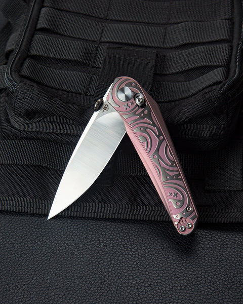 BESTECH MOTHUS BT2206D Titanium Handle: 3.47" M390 Blade