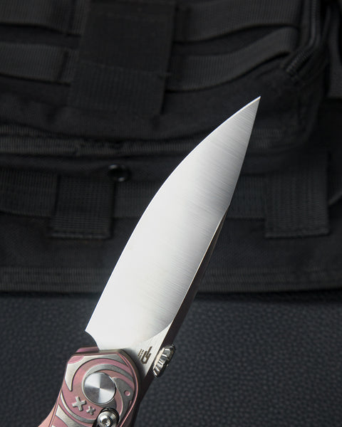 BESTECH MOTHUS BT2206D Titanium Handle: 3.47" M390 Blade