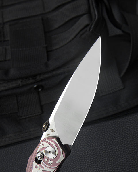 BESTECH MOTHUS BT2206D Titanium Handle: 3.47" M390 Blade