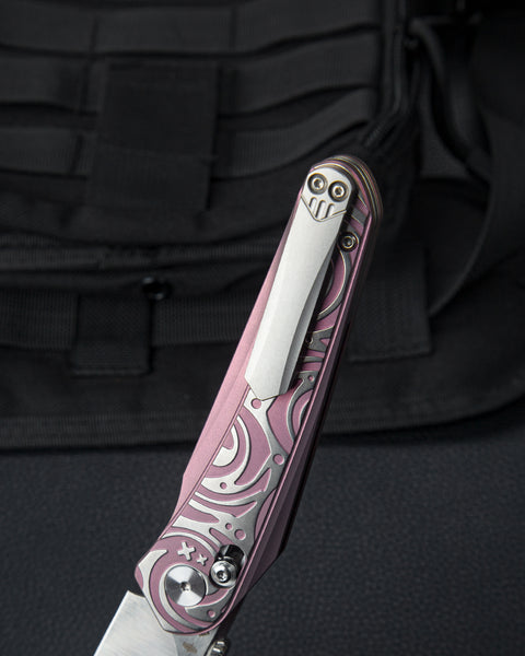 BESTECH MOTHUS BT2206D Titanium Handle: 3.47" M390 Blade