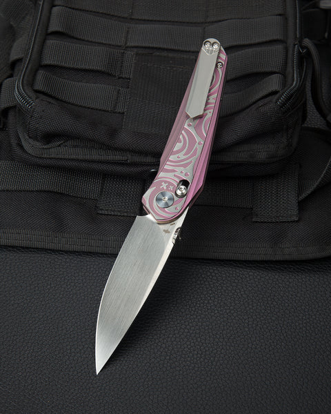 BESTECH MOTHUS BT2206E Titanium Handle: 3.47" M390 Blade