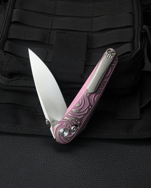 BESTECH MOTHUS BT2206E Titanium Handle: 3.47" M390 Blade