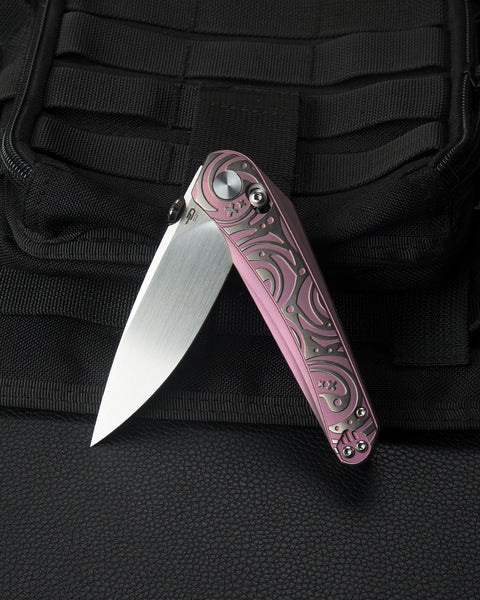 BESTECH MOTHUS BT2206E Titanium Handle: 3.47" M390 Blade