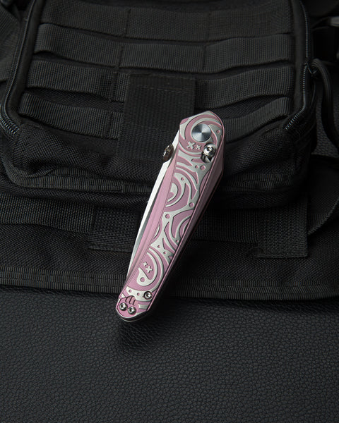 BESTECH MOTHUS BT2206E Titanium Handle: 3.47" M390 Blade