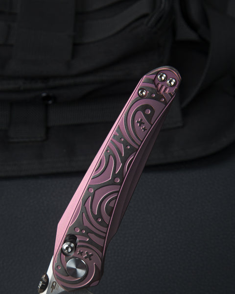 BESTECH MOTHUS BT2206E Titanium Handle: 3.47" M390 Blade