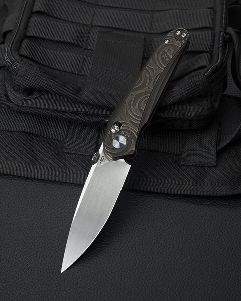 BESTECH MOTHUS BT2206F Titanium Handle: 3.47" M390 Blade