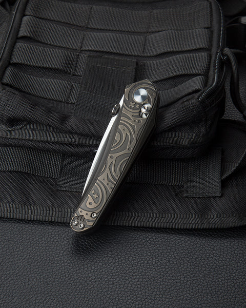 BESTECH MOTHUS BT2206F Titanium Handle: 3.47" M390 Blade