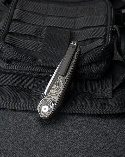 BESTECH MOTHUS BT2206F Titanium Handle: 3.47" M390 Blade