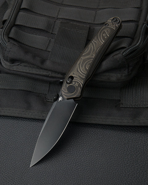 BESTECH MOTHUS BT2206G Titanium Handle: 3.47" M390 Blade