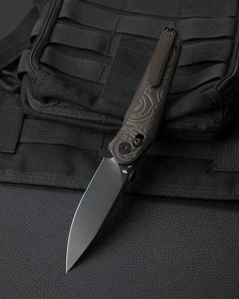 BESTECH MOTHUS BT2206G Titanium Handle: 3.47" M390 Blade