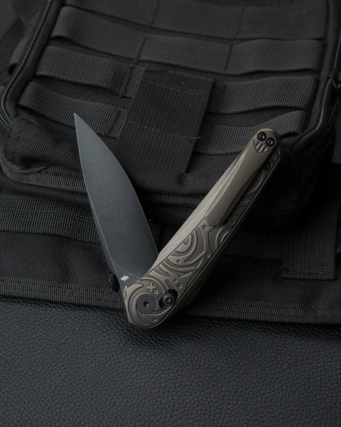 BESTECH MOTHUS BT2206G Titanium Handle: 3.47" M390 Blade