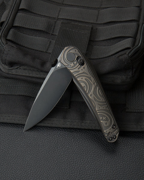 BESTECH MOTHUS BT2206G Titanium Handle: 3.47" M390 Blade