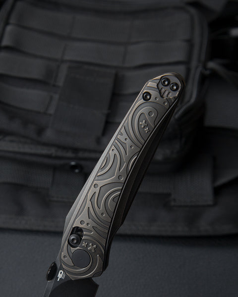 BESTECH MOTHUS BT2206G Titanium Handle: 3.47" M390 Blade