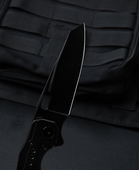 BESTECH NYXIE BT2209B Titanium Handle: 3.43" S35VN Blade