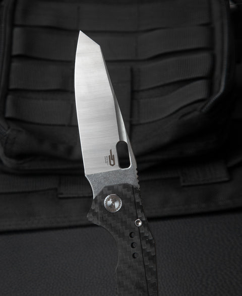 BESTECH NYXIE BT2209C Titanium +Carbon Fiber Handle: 3.43" S35VN Blade