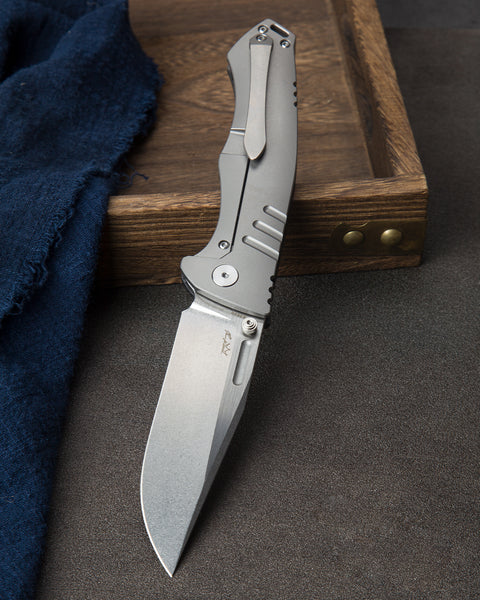 BESTECH KEEN II BT2301A Titanium +Carbon Fiber Handle: 4.19" S35VN Blade