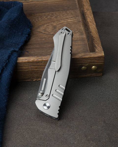 BESTECH KEEN II BT2301A Titanium +Carbon Fiber Handle: 4.19" S35VN Blade