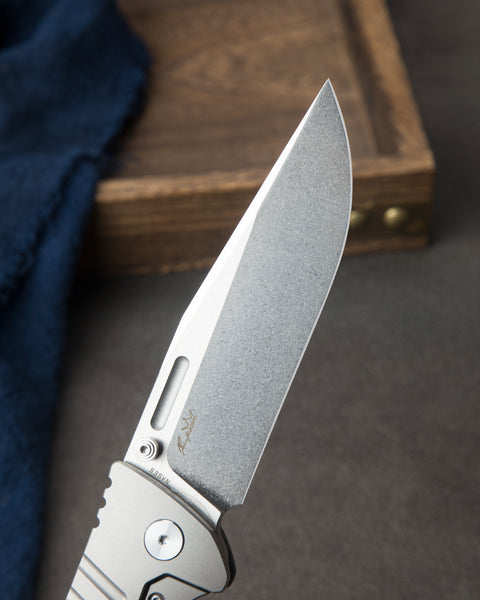 BESTECH KEEN II BT2301A Titanium +Carbon Fiber Handle: 4.19" S35VN Blade