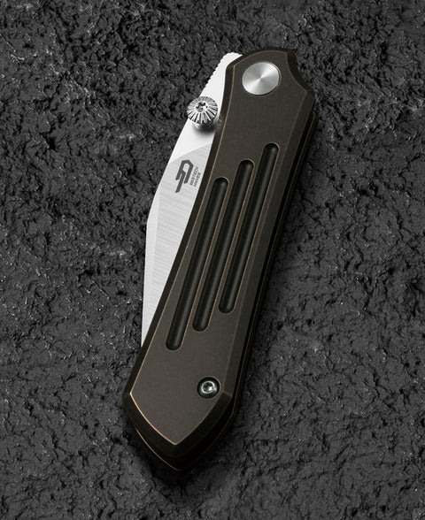 BESTECH ICARUS BT2302A Titanium Handle: 2.65" M390 Blade