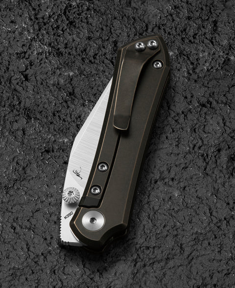 BESTECH ICARUS BT2302A Titanium Handle: 2.65" M390 Blade
