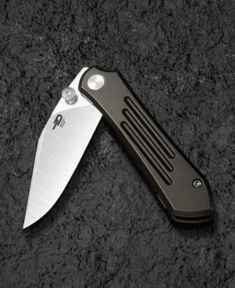 BESTECH ICARUS BT2302A Titanium Handle: 2.65" M390 Blade