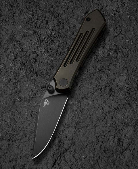BESTECH ICARUS BT2302B Titanium Handle: 2.65" M390 Blade